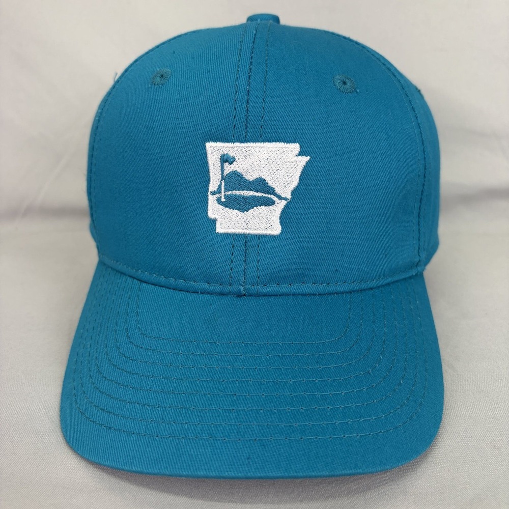 Outdoor Cap Arkansas State Graphic Hat Youth OSFA Teal Blue Adjustable GL-271